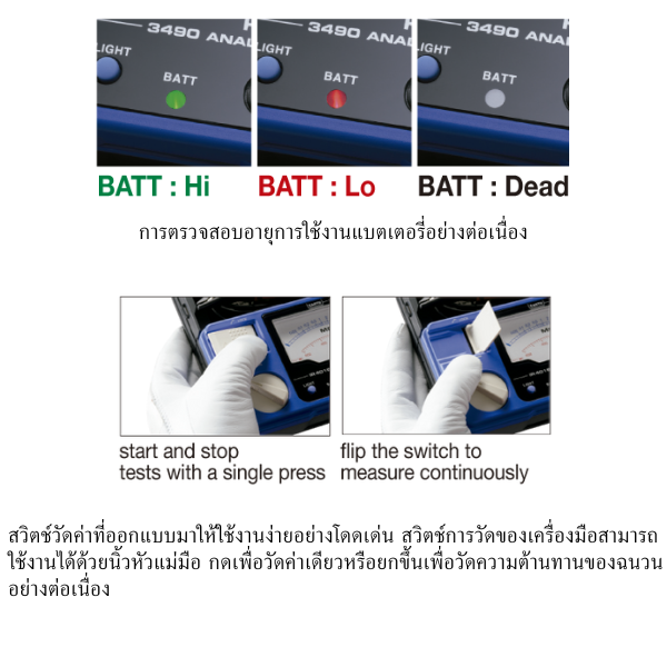 HIOKI IR4018-20 เครื่องทดสอบความเป็นฉนวน (1000V/2000MΩ)